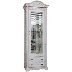 Фото - Шкаф-витрина «Паола» БМ2.671.0.05(2102), массив дуба, Розовый пепел