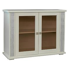 Фото - Тумба комбинированная «Тунис» П6.343.0.16 (П343.16Ш), Слоновая кость с серебром