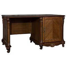 Фото - Стол письменный «Алези» П1.350.2.06 (П395.06), массив дуба, Античная бронза