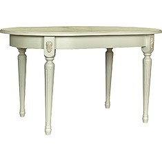 Фото - Стол «Милана 10» П4.265.0.24(313.02), массив дуба, Слоновая кость