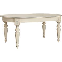 Фото - Стол «Валенсия Классик» П3.0589.4.18, МДФ+шпон, Античная темпера с серебром