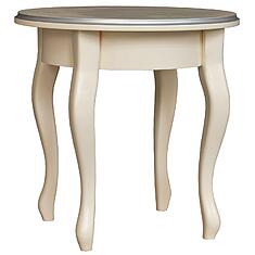 Фото - Стол журнальный «Валенсия Классик» П3.0589.0.24, МДФ+шпон, Античная темпера с серебром