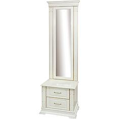 Фото - Трюмо «Верди Классик» П3.0487.3.08, массив дуба, Слоновая кость с золочением