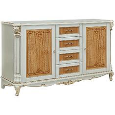 Фото - Тумба «Альба» П4.485.0.14 (П485.14/1с), Слоновая кость с золочением