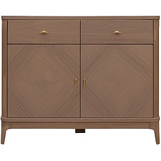 Фото - Тумба «Армани» П1.135.0.02, массив (сращенный мебельный щит) дуба, Дуб Крафт светлый