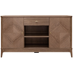 Фото - Тумба «Армани» П1.135.0.03, массив (сращенный мебельный щит) дуба, Дуб Крафт светлый