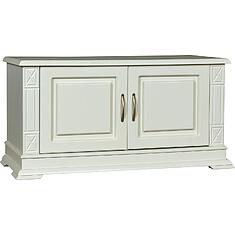 Фото - Тумба для обуви «Верди Классик» П3.0487.3.25, массив дуба, Слоновая кость