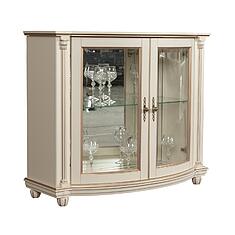 Фото - Тумба 2д «Валенсия Классик» П3.0589.0.08, массив березы, Античная темпера с золочением