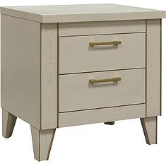 Фото - Тумба прикроватная «Амадей» П6.635.1.04, массив дуба, Античная темпера с золочением