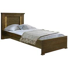 Фото - Кровать одинарная «Тунис» П6.343.1.08 (П344.08), ДСП+шпон, Венге c золочением, 2000x900 мм, 2088х1024х970