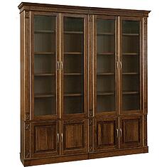 Фото - Набор мебели для библиотеки «Верди Классик» П3.0487.2.04, массив дуба, Черешня с золочением