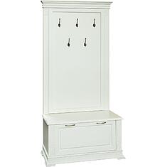 Фото - Тумба с вешалкой «Верди Классик» П3.0487.3.06, массив дуба, Слоновая кость