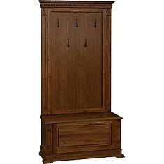 Фото - Тумба с вешалкой «Верди Классик» П3.0487.3.06, массив дуба, Черешня