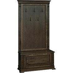 Фото - Тумба с вешалкой «Верди Классик» П3.0487.3.06, массив дуба, Табак