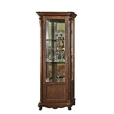 Фото - Шкаф-витрина «Алези» П1.350.0.08-01 (П350.08-01), массив дуба, Табак