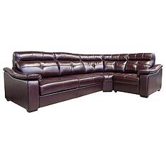 Фото - Угловой диван «Барселона 2» (3mL/R901R/L), натуральная кожа, 140 группа