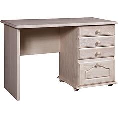 Фото - Стол письменный «Лотос» БМ2.701.2.46(2074), массив сосны, Брашированный крем