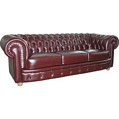 Фото - 3-х местный диван «Честерфилд» (32), натуральная кожа, 140 группа