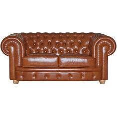 Фото - 2-х местный диван «Честерфилд» (22), натуральная кожа, 150 группа