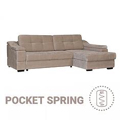 Фото - Угловой диван «Инфинити Люкс» (2мL/R6мR/L), ткань, 26 группа