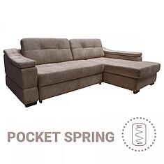 Фото - Угловой диван «Инфинити Люкс» (2мL/R6мR/L), ткань, 21 группа