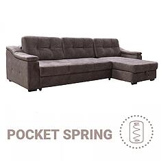 Фото - Угловой диван «Инфинити Люкс» (3мL/R8мR/L), ткань, 21 группа