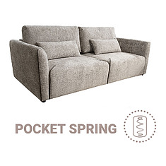 Фото - 3-х местный диван «Камелот» (1ML/R.1MR/L) - Только онлайн, ткань, 22 группа