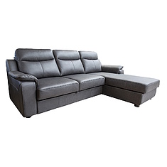 Фото - Угловой диван «Люксор» (3mL/R8mR/L), натуральная кожа, 140 группа, с механизмом