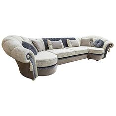 Фото - Угловой диван «Мадлен» (4L30м4R), ткань, 23 группа