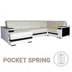 Фото - Угловой диван «Матисс Люкс» (6mL/R20m901R/L), ткань, 20 группа