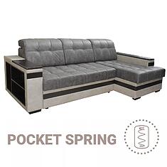 Фото - Угловой диван «Матисс Люкс» (2mL/R6mR/L), ткань, 22 группа