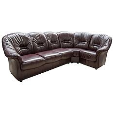 Фото - Угловой диван «Омега» (3mL/R901R/L), натуральная кожа, 140 группа