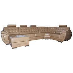 Фото - Угловой диван «Редфорд» (1L/R9030m8mR/L), натуральная кожа, 140 группа