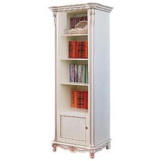 Фото - Шкаф «Алези» П1.350.0.22-01 (П350.22-01), массив дуба, Слоновая кость с золочением