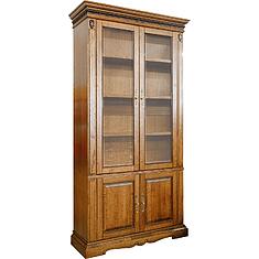 Фото - Шкаф комбинированный «Милана 2Д» П4.265.2.10(396.10), массив дуба, Черешня