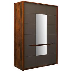 Фото - Шкаф для одежды 3д «Монако» П6.528.1.07-01 (П528.07), МДФ+ПВХ, Дуб Саттер+Серый Мокко