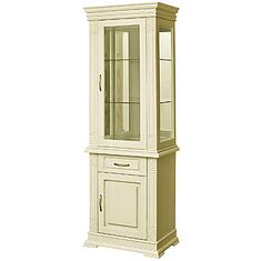 Фото - Шкаф комбинированный «Верди Классик» П1.0487.0.34, массив дуба, Слоновая кость