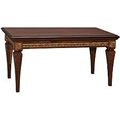 Фото - Стол журнальный «Милана 05» П4.265.0.01(299.05), МДФ+шпон, Черешня с золочением