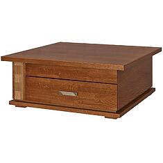 Фото - Стол журнальный «Тунис» П343.04Ш, ДСП+шпон, Медовый с золочением