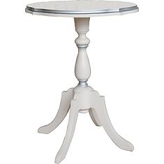 Фото - Стол журнальный «Валенсия Классик» П3.0589.0.22, МДФ+шпон, Античная темпера с серебром