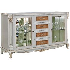 Фото - Тумба «Альба» П4.485.0.15 (П485.14с), Слоновая кость с золочением