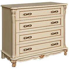 Фото - Комод «Алези» П1.350.1.22 (П349.04), Слоновая кость с золочением