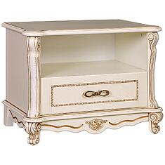 Фото - Тумба «Алези» П1.350.0.16 (П350.16), массив дуба, Слоновая кость с золочением