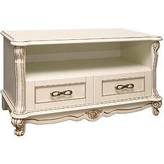 Фото - Тумба «Алези» П1.350.0.17 (П350.17), массив дуба, Слоновая кость с золочением