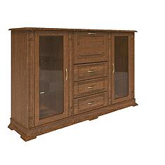 Фото - Тумба «Верди Классик» П1.0487.0.12, массив дуба, Черешня