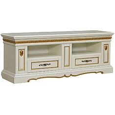 Фото - Тумба «Милана ТВ4с» П4.265.0.16(265.16с), Слоновая кость с золочением