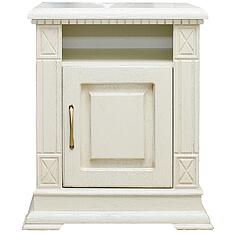 Фото - Тумба прикроватная «Верди Классик» П3.0487.1.03, массив дуба, Слоновая кость