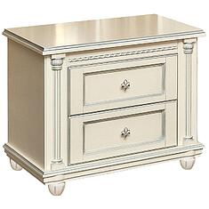 Фото - Тумба прикроватная «Валенсия Классик» П3.0589.1.12, Античная темпера с серебром