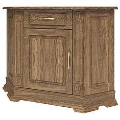 Фото - Тумба угловая «Верди Классик» П1.0487.0.01-01, массив дуба, Дуб рустикаль