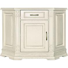 Фото - Тумба угловая «Верди Классик» П1.0487.0.01-01, массив дуба, Слоновая кость